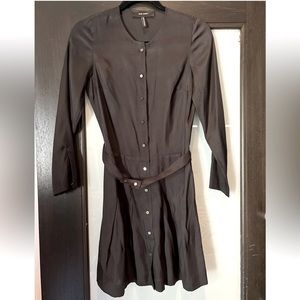 Isabel Marant size 36 Button, Belted, Black, Dress